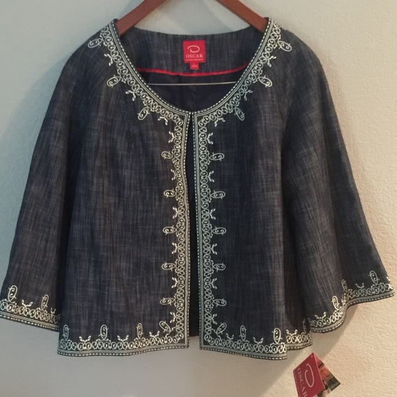 Oscar de la Renta Dolman 3/4 sleeves - Picture 2 of 4