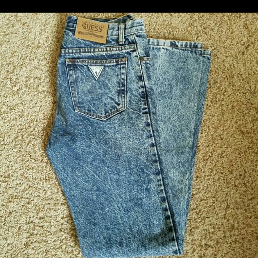 Vintage Guess Acid Washed Jeans, size 31