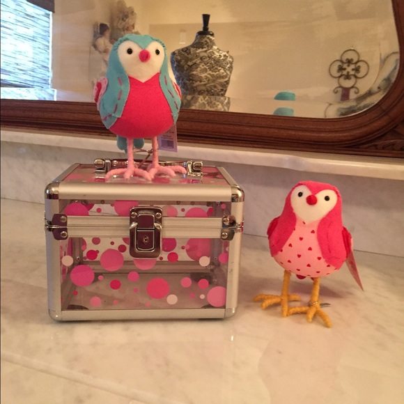 target Other - GUC Makeup box polkadots metal and plastic