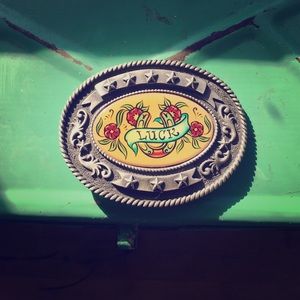 Luck belt buckle