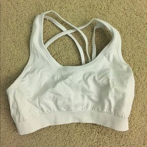 Strappy sports bra