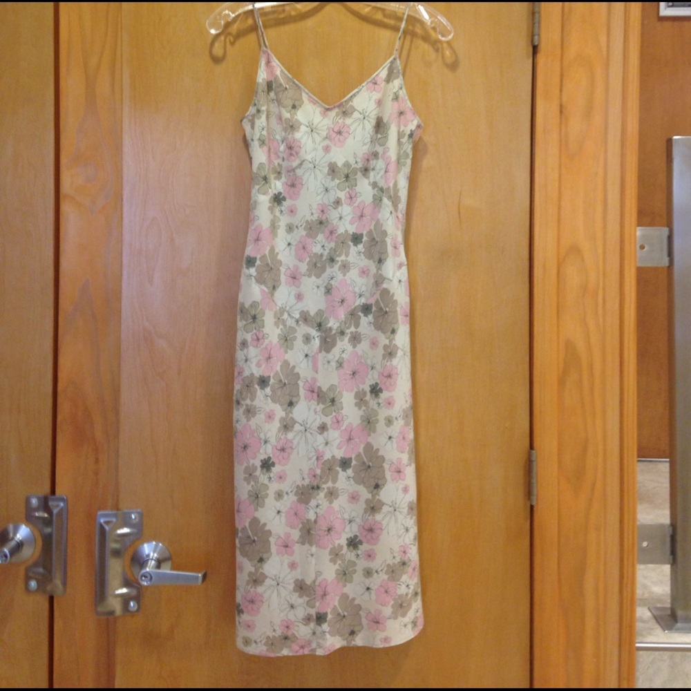 EUC J.CREW Silk Floral Sun Dress, Size 4