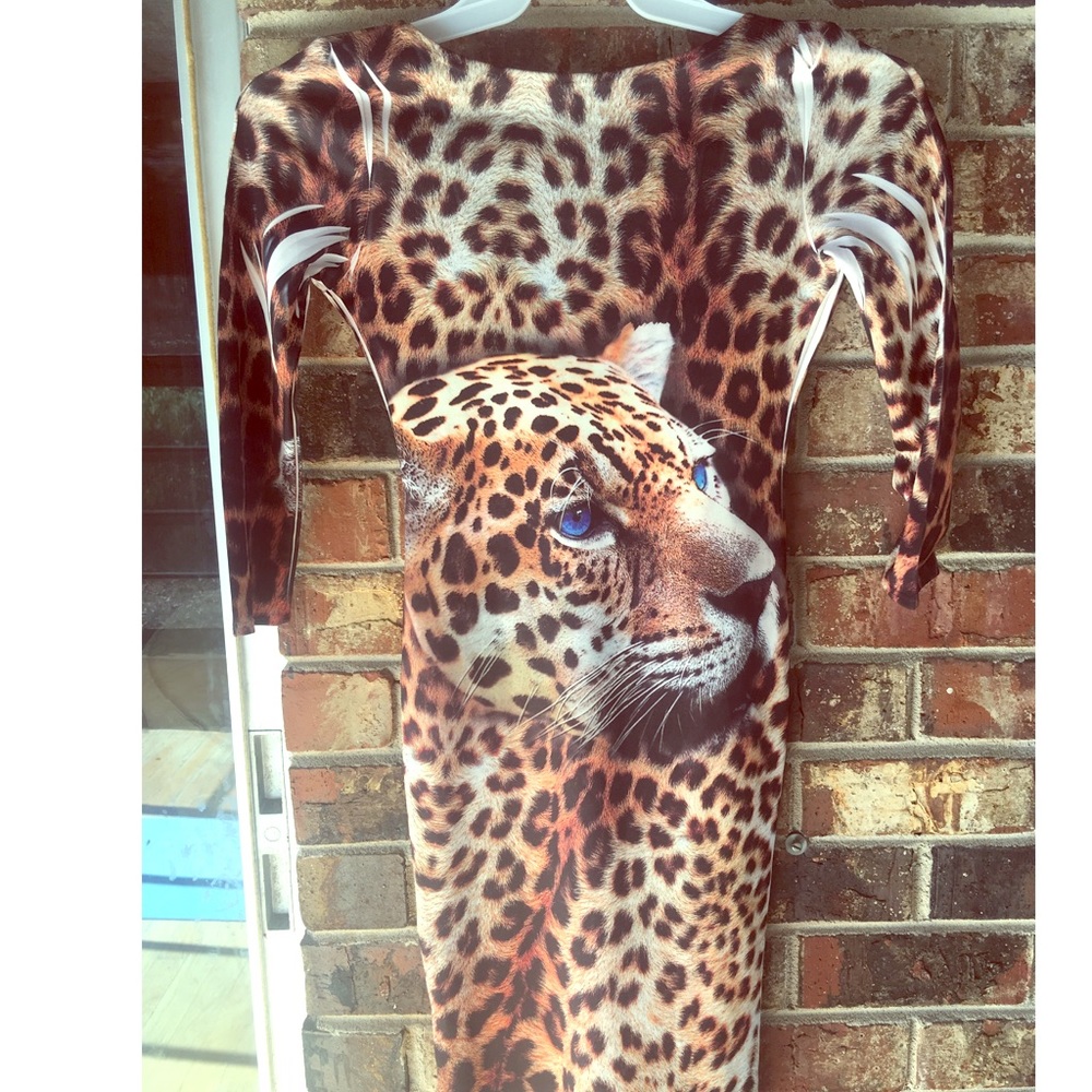 Leopard print dress