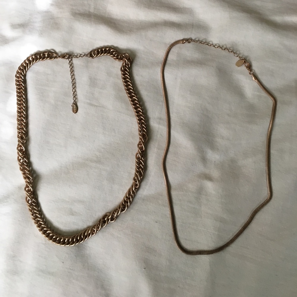 2 for 1! Chain necklace + a matching necklace!