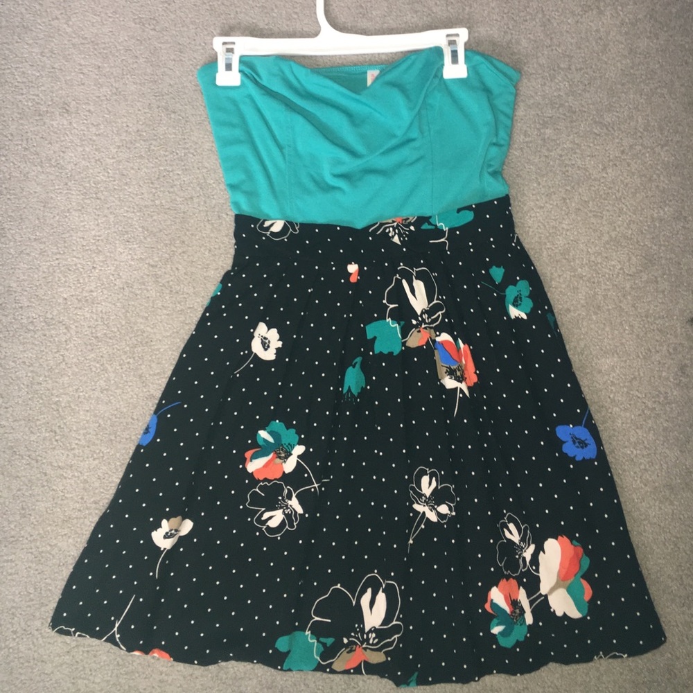 Strapless summer dress 👗💘