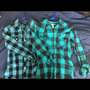 Blue Checked Flannel Bundle!