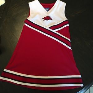 Girls Razorback cheer dress