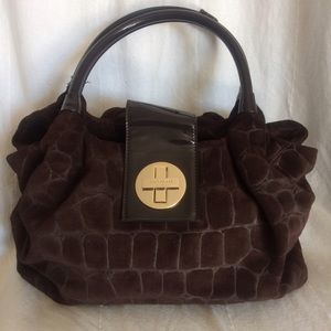 Kate Spade brown suede purse