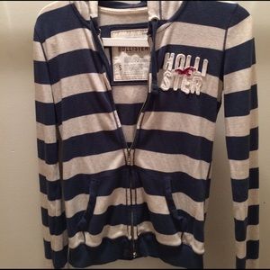 Hollister zip up hoodie