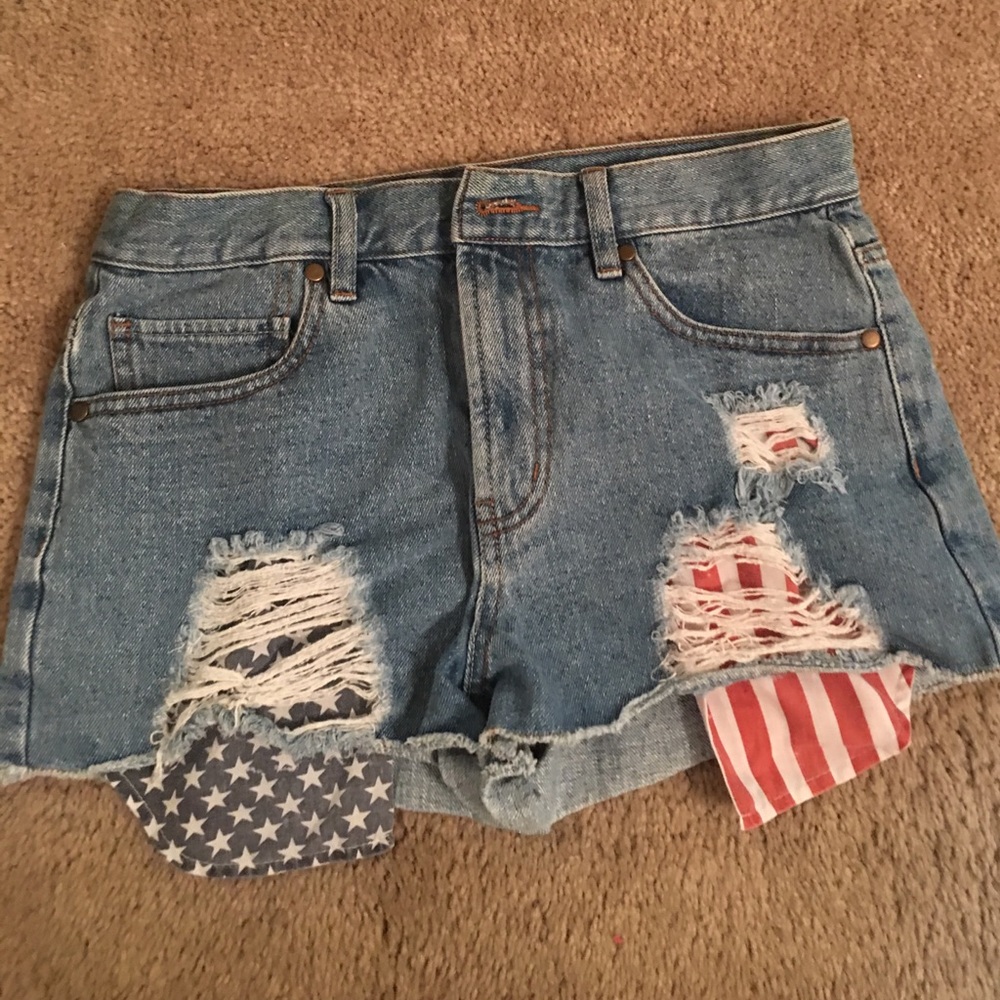 American flag shorts