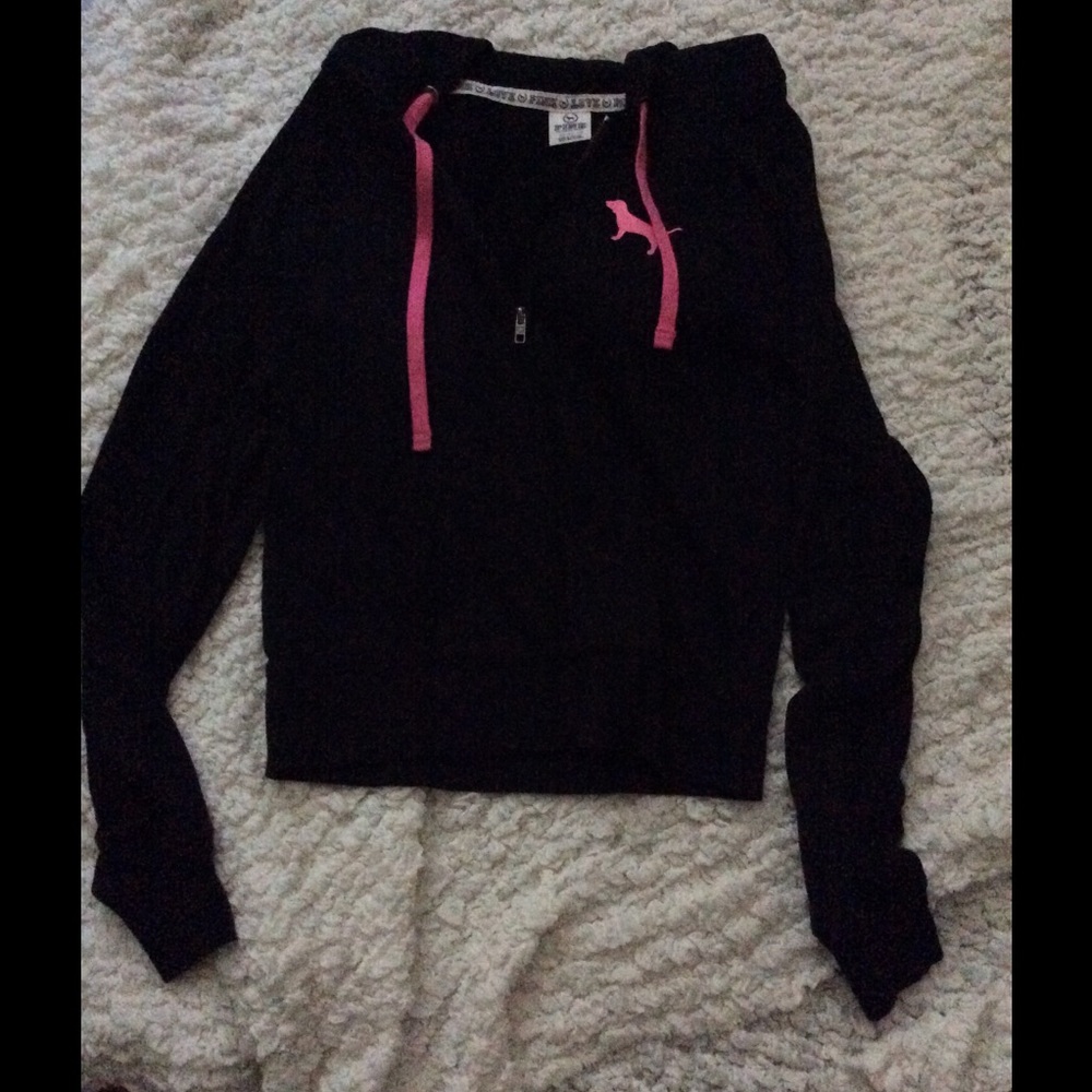 VS Pink Zip Up Hoodie