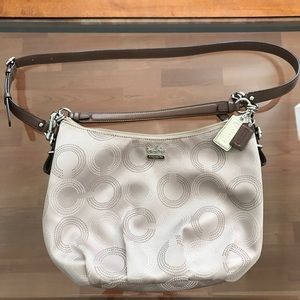 PRICE FIRM Authentic Coach Madison Dotted Op Art