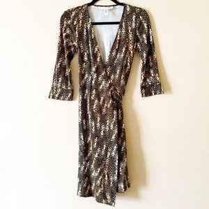 Diane von Furstenburg Vintage silk wrap dress