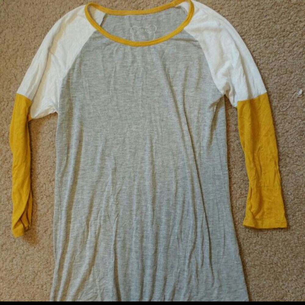 Colorblock 3/4 sleeve top