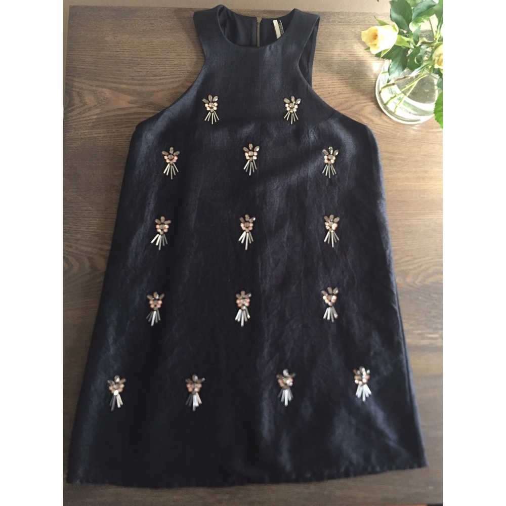 TopShop Unique Jacquard Dress size UK 10