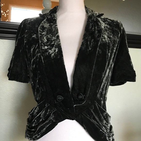Anthropologie Jackets & Blazers - Anthro Elevenses velvet coat