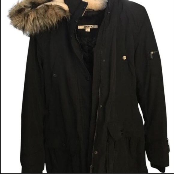 Hooded Anorak with faux fur collar - Picture 3 of 4