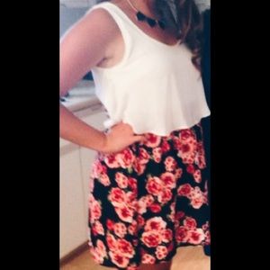 Color block, floral dress (Charlotte Russe)