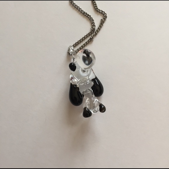 Vintage Blown Glass Snoopy Necklace - Picture 2 of 4