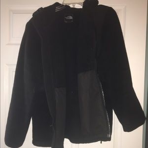 north face hooded zip up