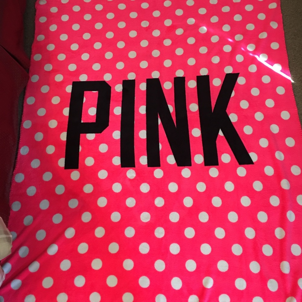 PINK fleece blanket