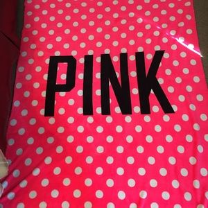 PINK fleece blanket