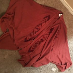 Burnt orange One size fit all cape