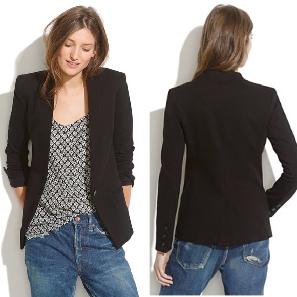 Madewell Jackets & Blazers - Madewell Black Modern Blazer 10