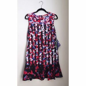 NWT Peter Pilotto Target Floral Swing Hem Dress