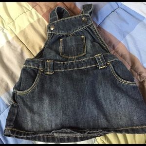 Old Navy jean dress nwot 6-12 months