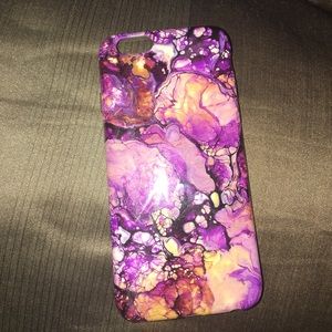 iPhone 6 Purple Marble Phone Case