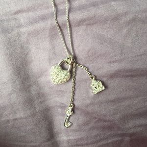 Juicy Couture heart necklace