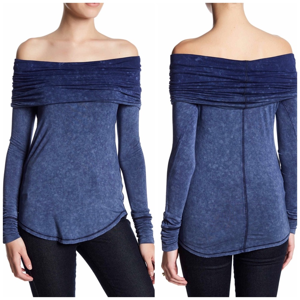 ❗1-HOUR SALE❗FREE PEOPLE Off The Shoulder Tunic - Picture 7 of 8