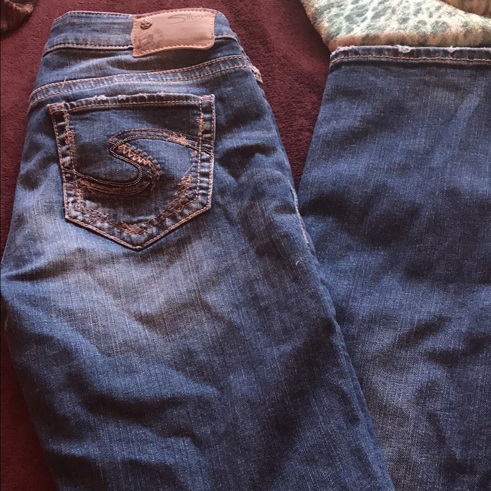 Silver jeans