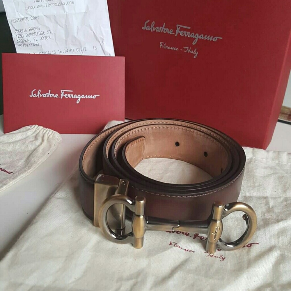 100% Authentic Salvatore Ferragamo Belt