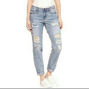Gap Sexy Boyfriend Fit Cuffed Jeans