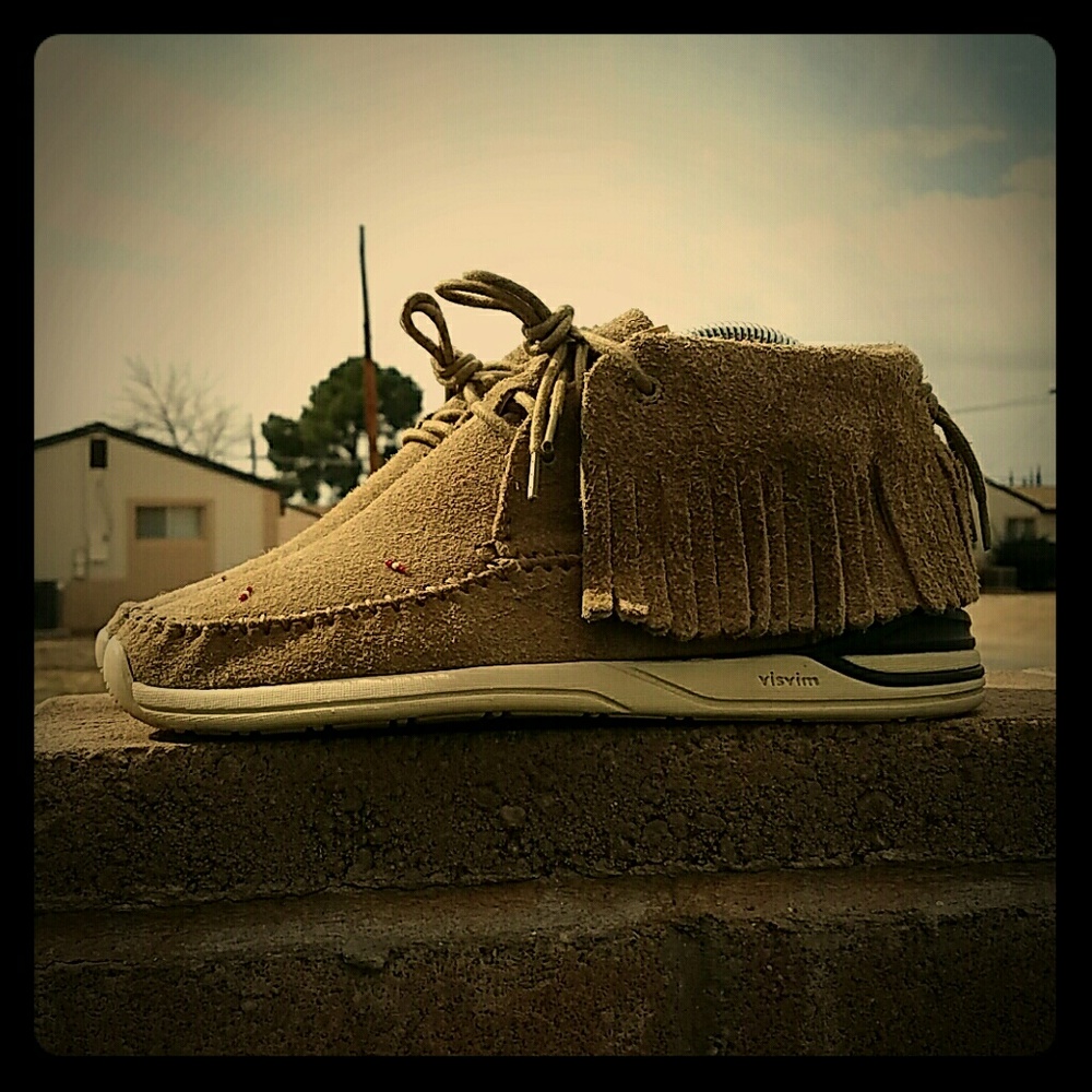 Visvim Shaman-Folk Moccasin Shoes - Men's size 8
