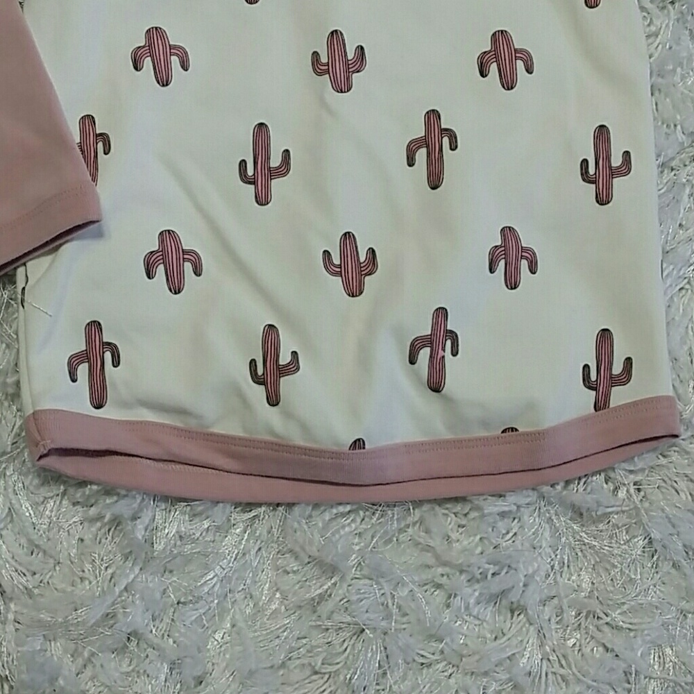 Host Pick Pink Cactus Long sleeves tee.  Kids :) - Picture 3 of 4