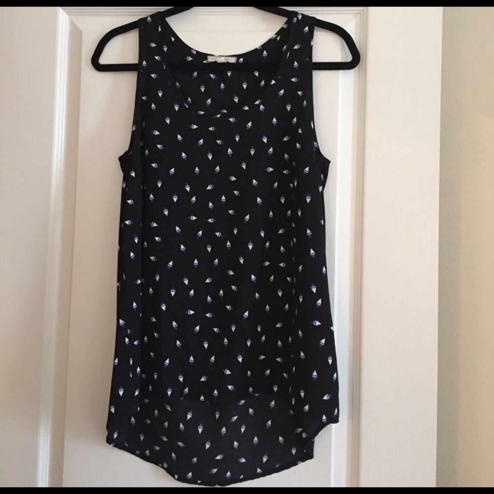 NWOT Pleione High-Low Sleeveless Top
