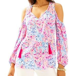 Lilly Pulitzer CoCo Coral Crab shirt