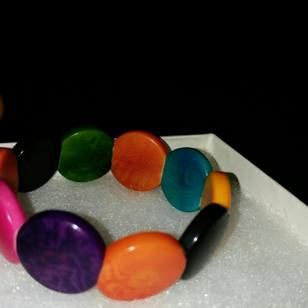 Beautiful rainbow stretch. Bracelet