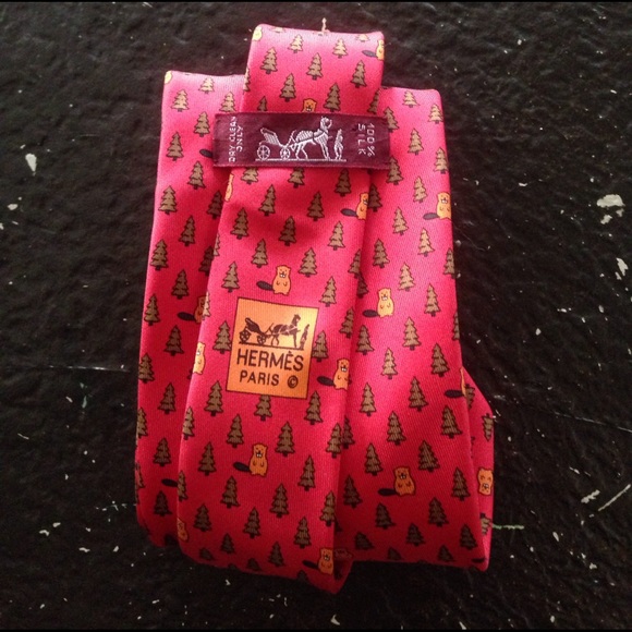 Vintage Hermes Tie - Picture 2 of 4