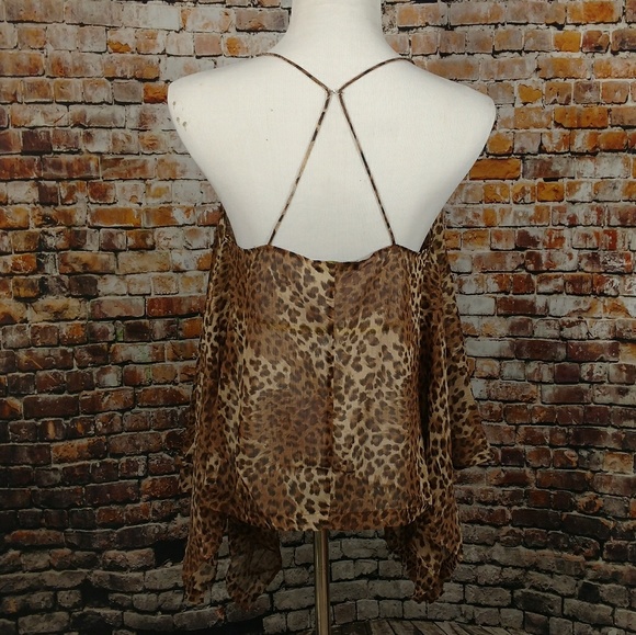 Leopard Drape Top - Picture 4 of 4