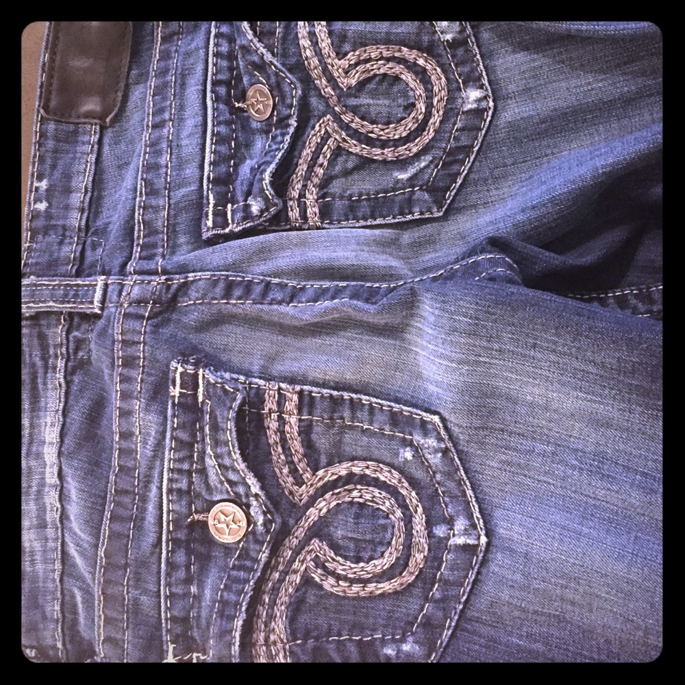 Big Star "Nico" jeans, slightly boot cut.