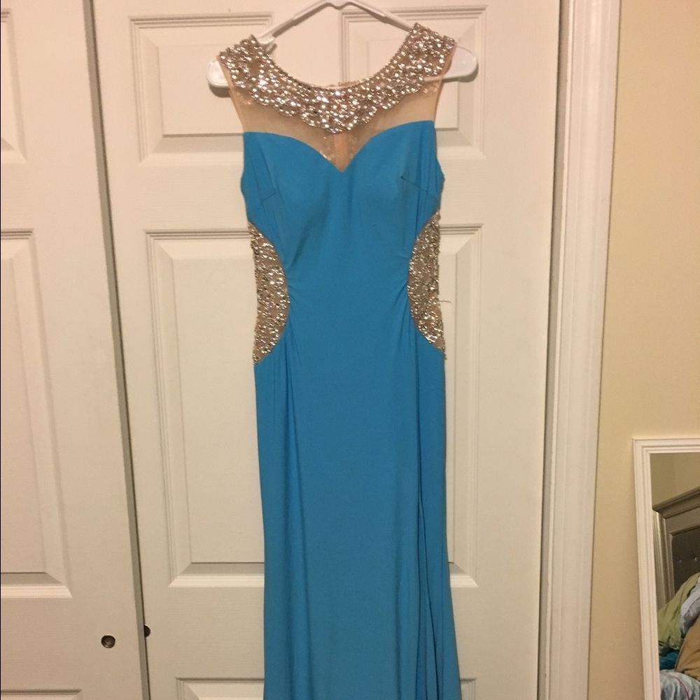 Blue prom dress!!! Worn once