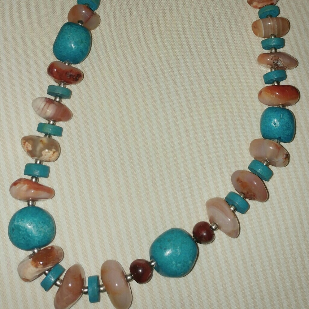 Real stone original necklace