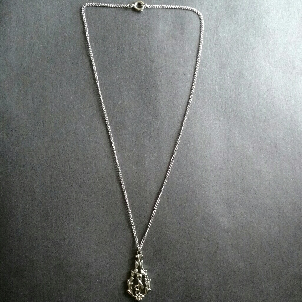 Sarah Coventry Letter "S" Necklace