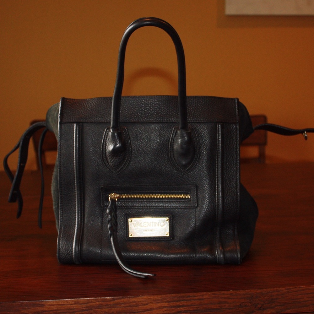 Valentino By Mario Valentino Cynthia Leather Tote