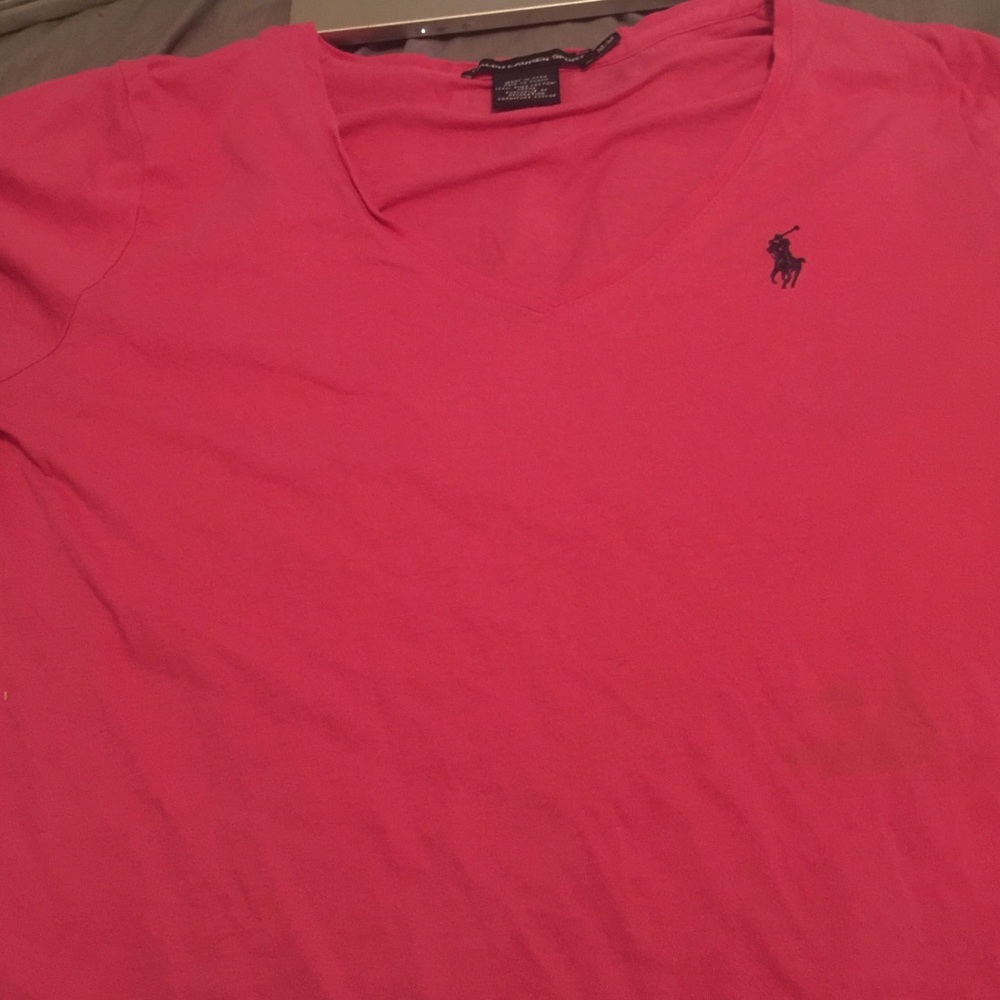Pink Ralph Lauren t-shirt
