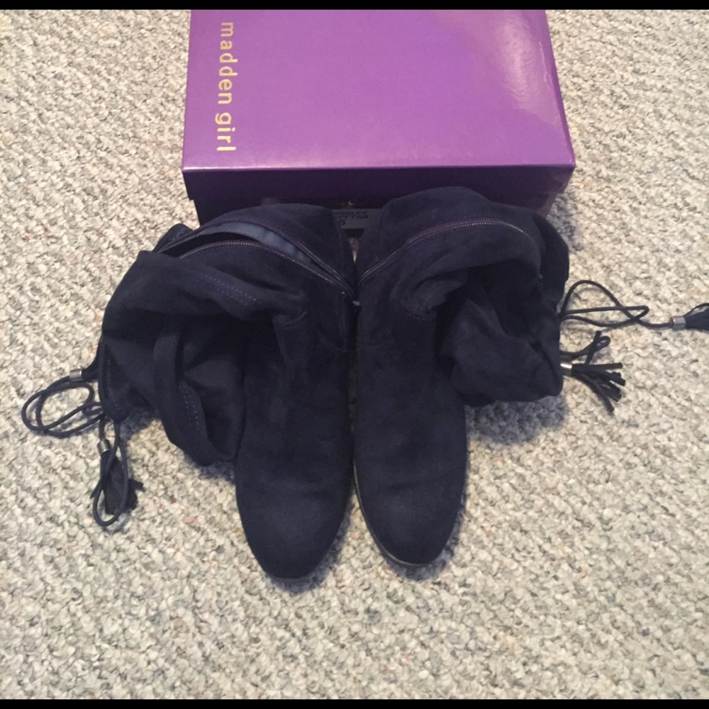 Steve Madden thigh high flats